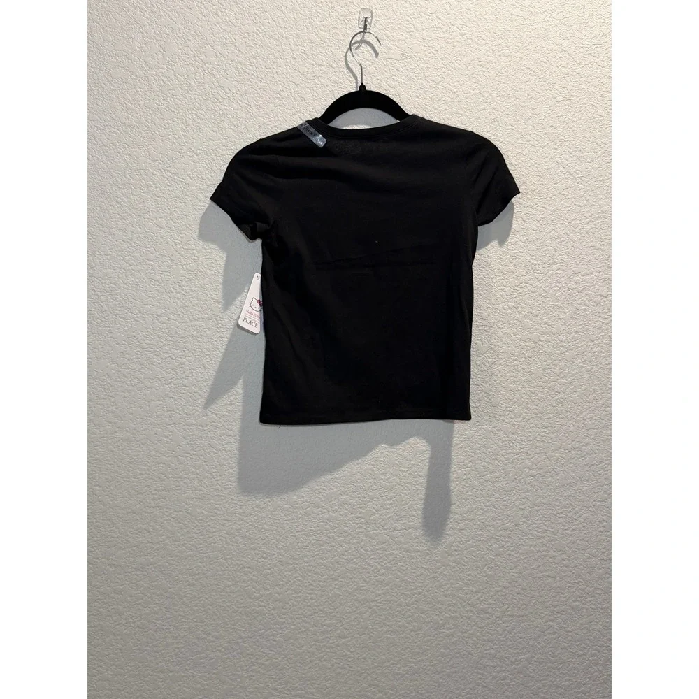 The Children's Place Kids Hello Kitty Graphic Tee Black Size M 7/8